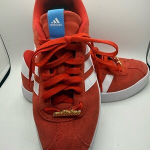 Adidas Scarlet Sneakers with White Accents